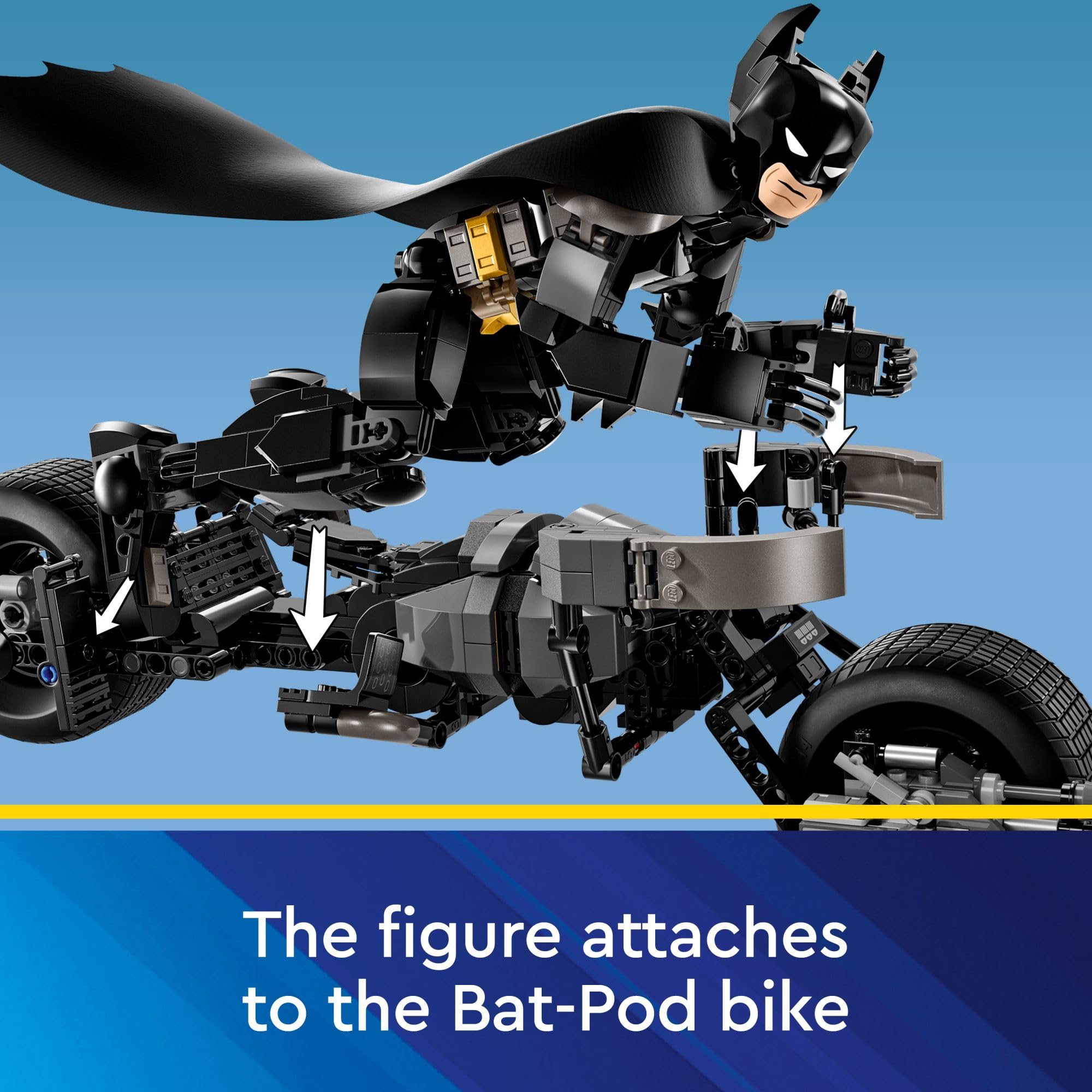 Amazon.com: LEGO DC Batman Construction Figure & The Bat-Pod